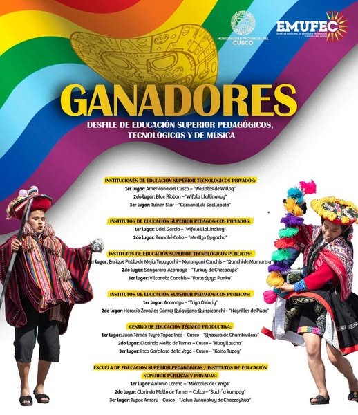 CONCURSO DE DANZAS POR LAS FIESTAS JUBILARES DE CUSCO 2025